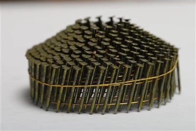 2.1x32mm/2.1x38mm Conical (dome) Ring Shank Wire Coil Nails